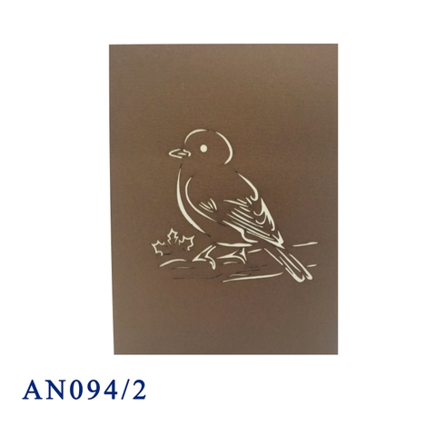 Sparrow Pop Up Card