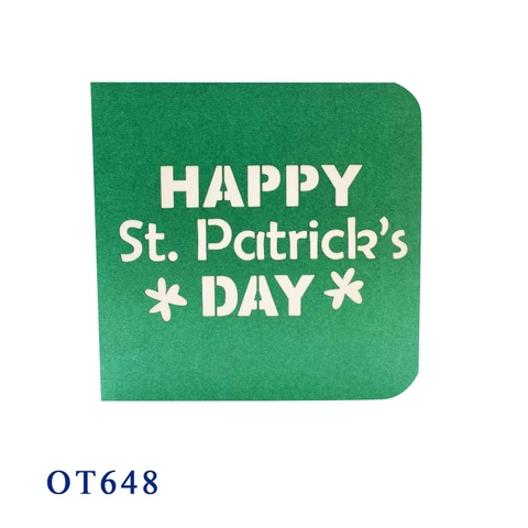 St. Patrick's Day Pop Up Card