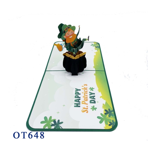 St. Patrick's Day Pop Up Card
