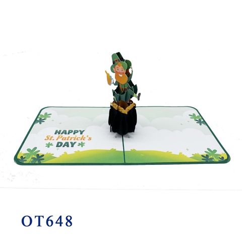 St. Patrick's Day Pop Up Card