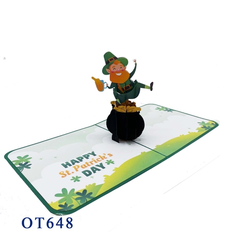 St. Patrick's Day Pop Up Card