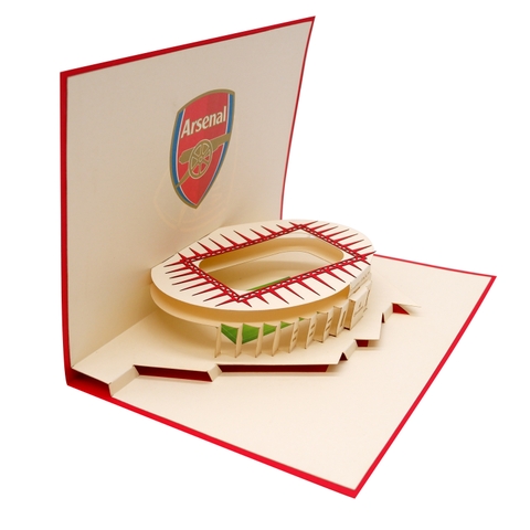 Arsenal Stadium Pop Up Card
