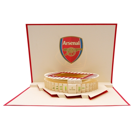 Arsenal Stadium Pop Up Card
