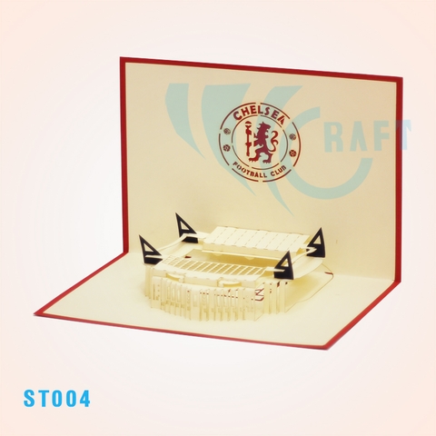 Chelsea Stadium Pop Up Card