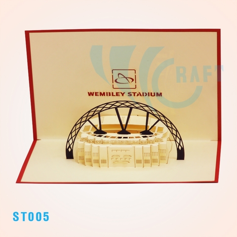 Wembley Stadium Pop Up Card