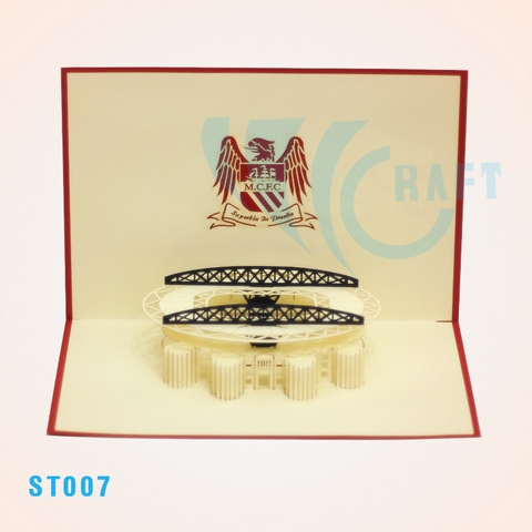 Etihad Stadium Pop Up Card