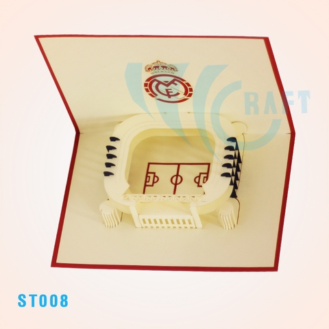 Manchester City Stadium Pop Up Card