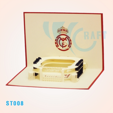 Manchester City Stadium Pop Up Card