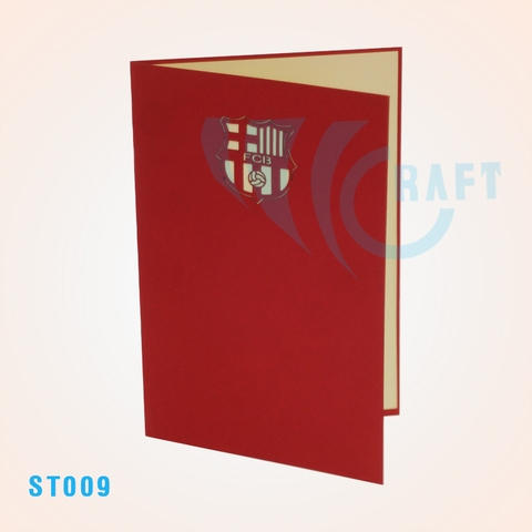 CAMP NOU STADIUM POP UP GREETING CARD