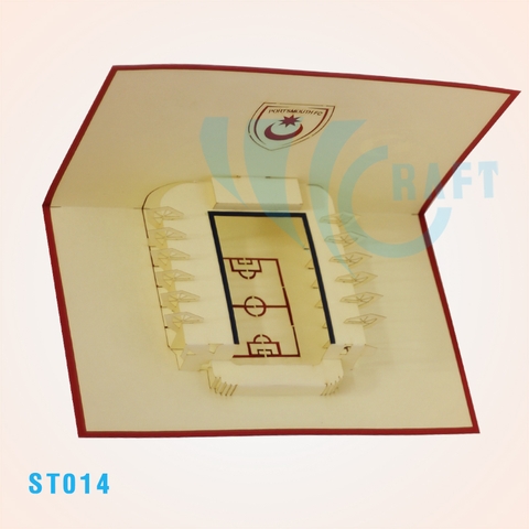 Portsmouth Fc Stadium Pop Up Card