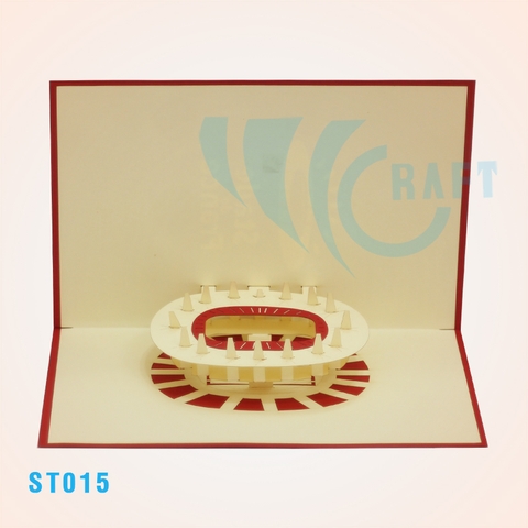 Stade De France Stadium Pop Up Card