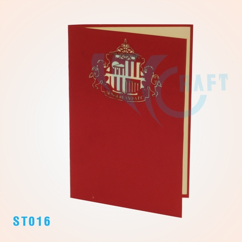 Sunderland A.F.C Stadium Pop Up Card