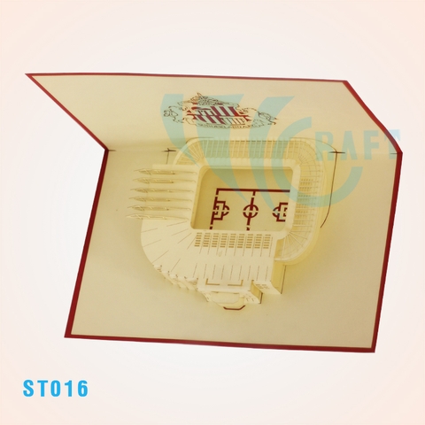 Sunderland A.F.C Stadium Pop Up Card