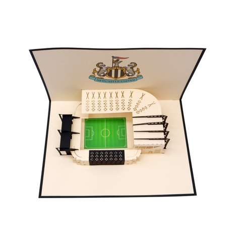 Newcastle United Stadium Pop Up Card