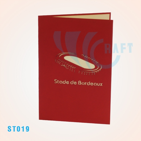 Nouveau Stade Bordeaux Stadium Pop Up Card