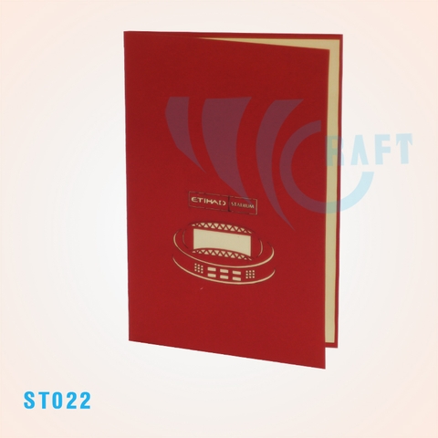 Etihad Stadium Pop Up Card