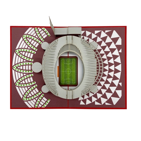 Khalif Stadium Pop Up Card