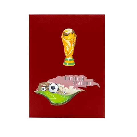 Khalif Stadium Pop Up Card