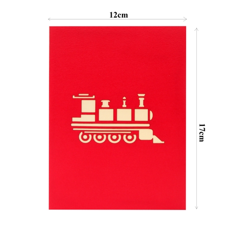 Steam Train Pop Up Card