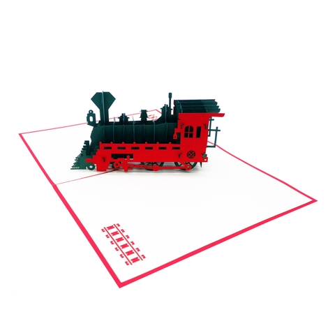 Steam Train Pop Up Card