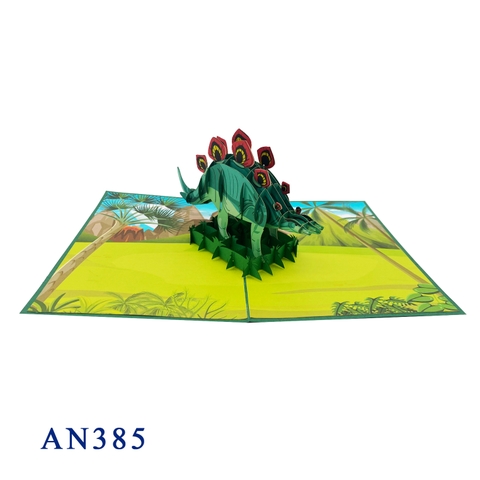 Stegosaurus 2 Pop Up Card