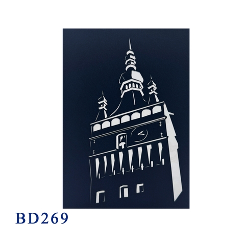 Stundturm Clock Tower Pop Up Card