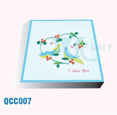 QCC007 - DOUBLE BLUE BIRD