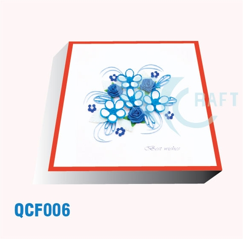 QCF006 - FLOWER GREEN CARD 2