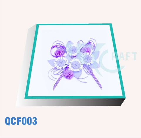 QCF003 - FLOWER HEART CARD
