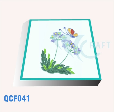 QCF041 - FLOWER  CARD
