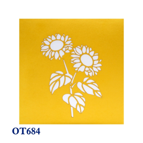 Sunflowers Vase Pop Up Card