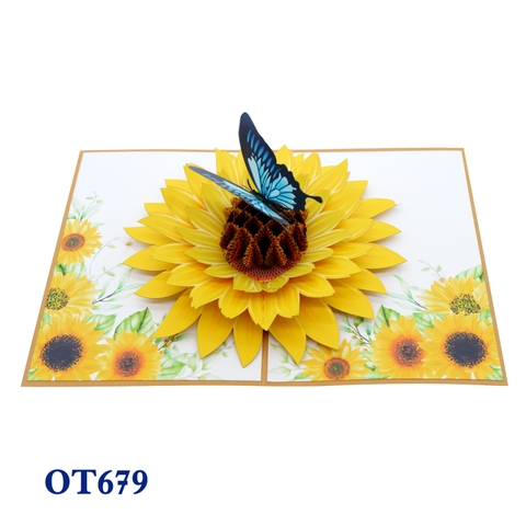 Sunflower Pop Up Card