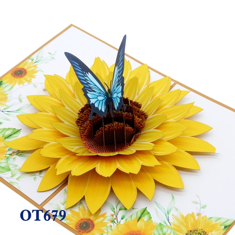 Sunflower Pop Up Card