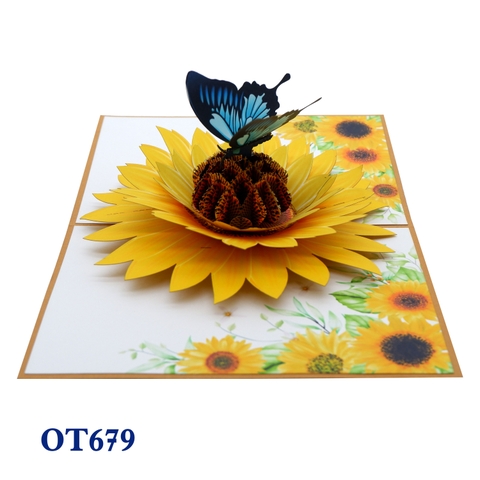 Sunflower Pop Up Card