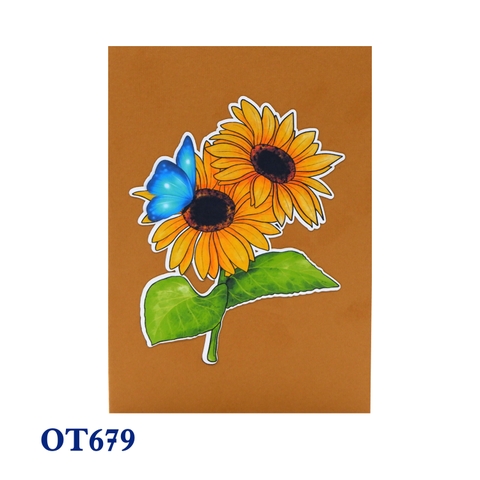 Sunflower Pop Up Card