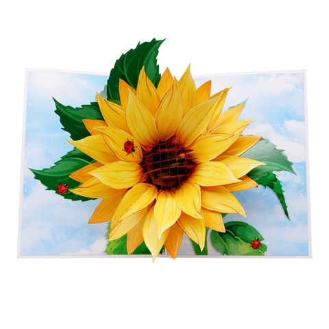 Sunflower Pop Up Greeting Card