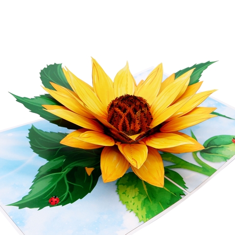Sunflower Pop Up Greeting Card