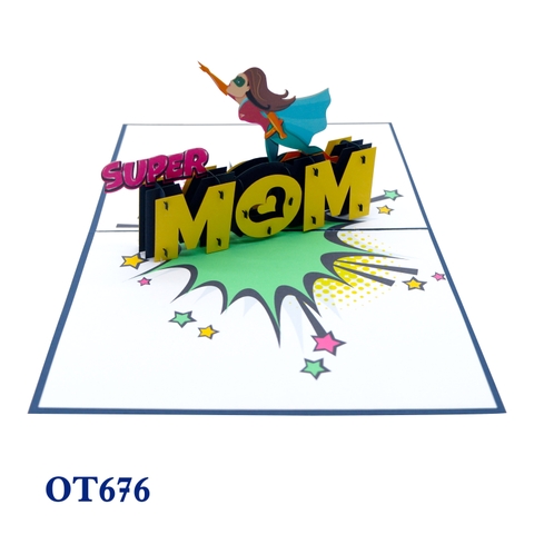Super Mom 2 Pop Up Card