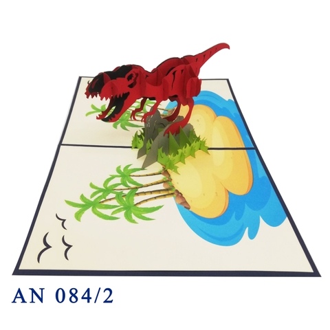 T-rex Dinosaur Pop Up Card