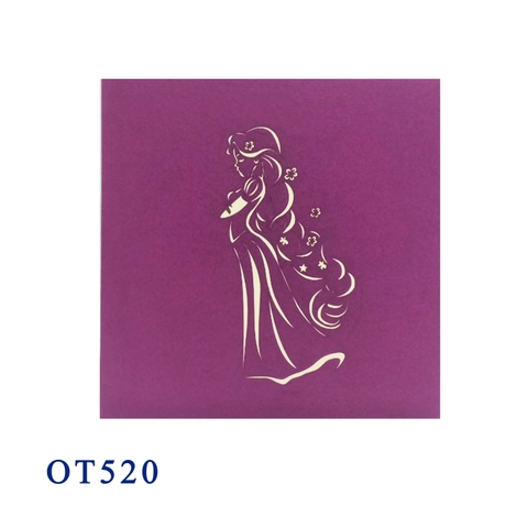Tangled Princess Pop Up Card
