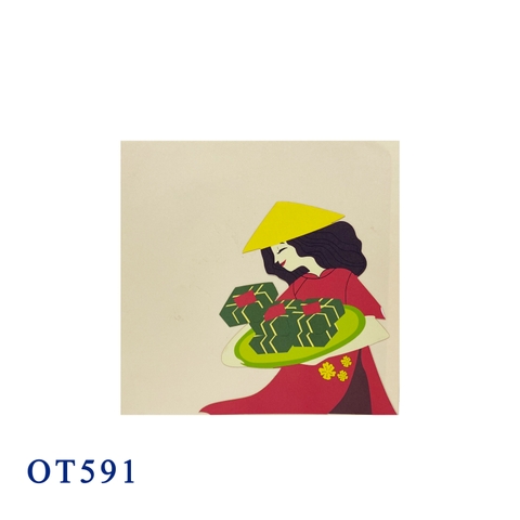 Tet Lunar New Year Pop Up Card