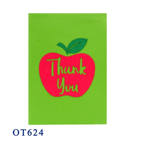 Thank You Teacher Pop Up Card