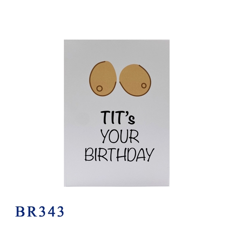 Tit's Your Birthday Pop Up Card