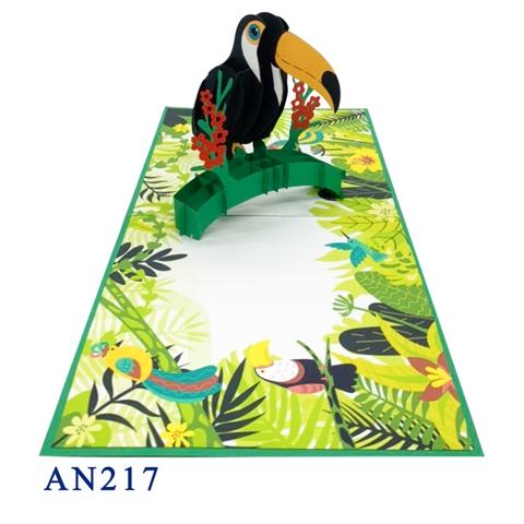 Toucan Pop Up Card