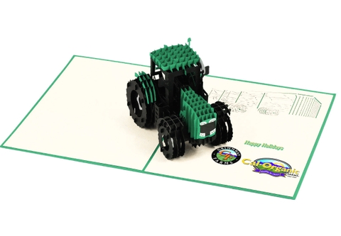 Tractor Pop Up Card