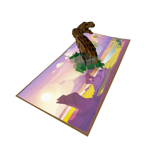 T Rex Pop Up Card