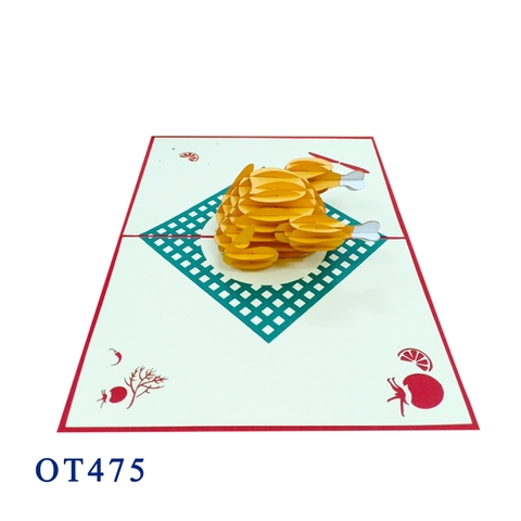 Thanksgiving Turkey Pop Up Card