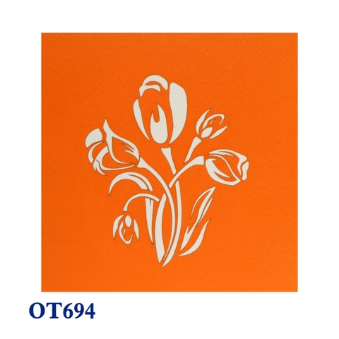Tulip Bouquet Pop Up Card