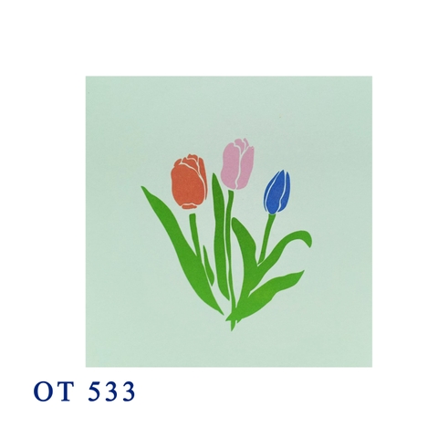 Tulip Garden Pop Up Card