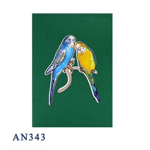 Lovely Birds Pop Up Card